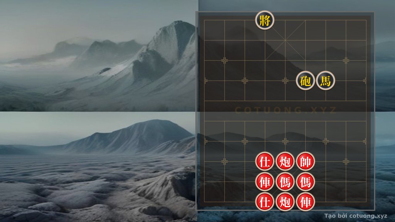 Thế cờ: Red vs Black: Double Horse Attack, Chariot Breaking the Siege - Professional Xiangqi Strategy — Cờ Tướng Online