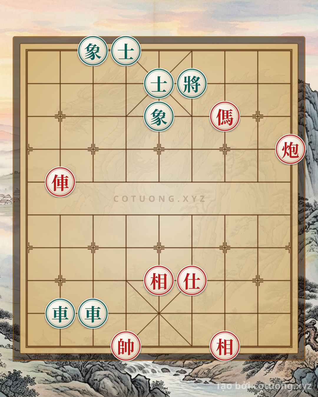 Challenge: Feng Yun Dao Qing: The Red-Black Chessboard Reveals the Secret Counterattack - Can you solve it?