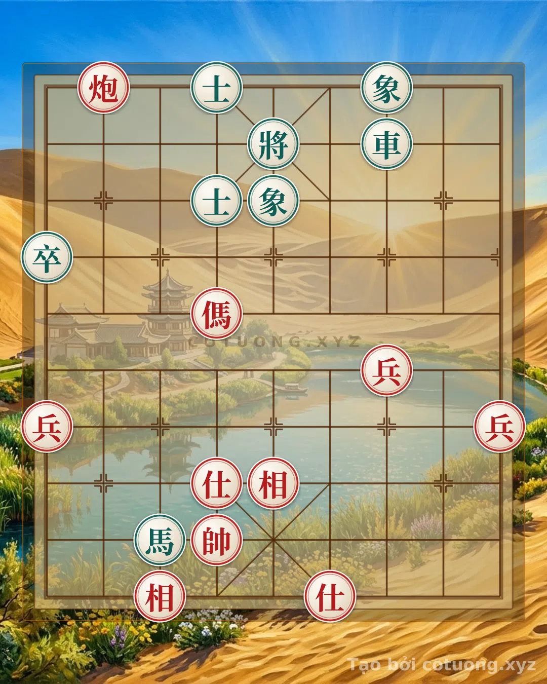 Thế cờ: The 'Red Cannon on File 8' Opening - The Secret of the First Move — Cờ Tướng Online