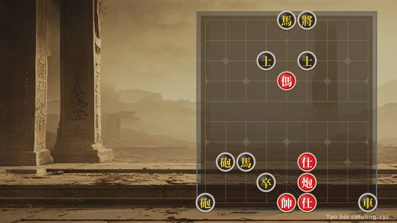Thế cờ: The Modern Xiangqi Enigma: The Red Horse Isolated in the Black Cannon's Siege — Cờ Tướng Online