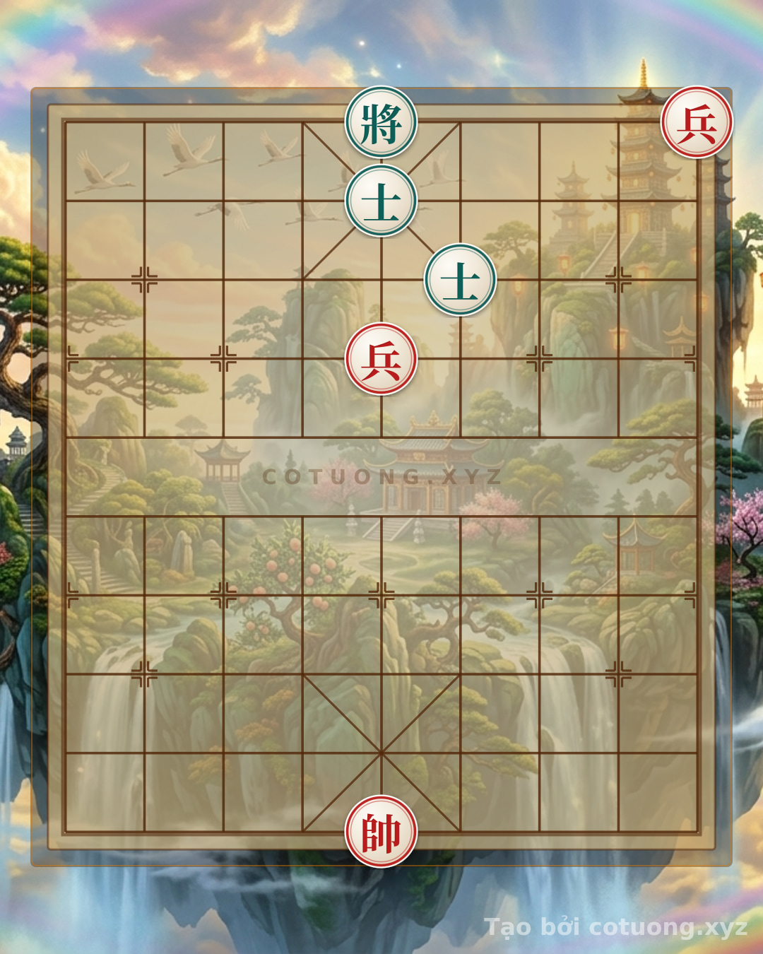 Thế cờ: Red General First, Chariot Alone – Red General's Conquest — Cờ Tướng Online