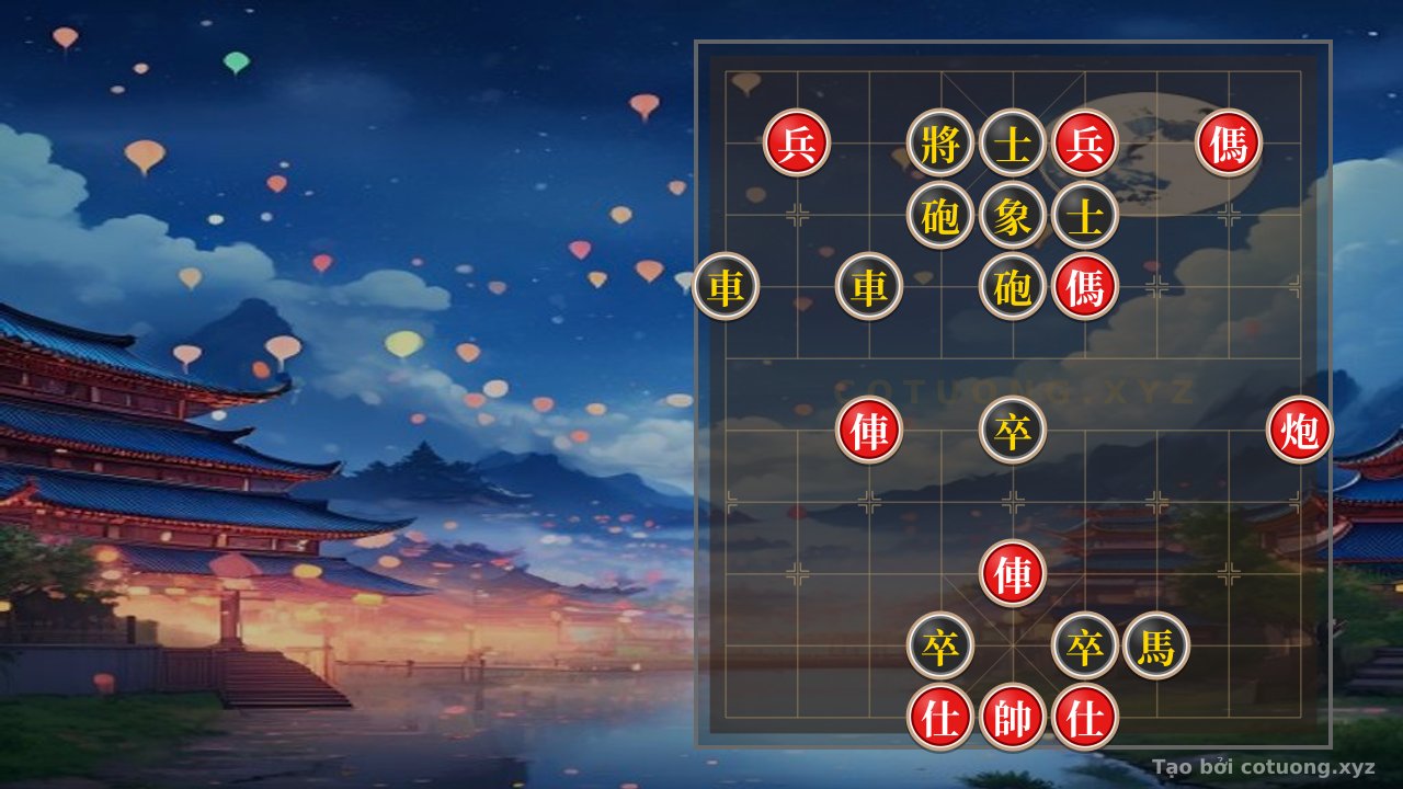 Thế cờ: The Art of Counterattacking Defense in Xiangqi: Lessons from the Red vs. Black Level 1/10Match — Cờ Tướng Online