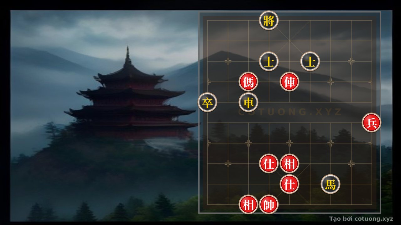 Thế cờ: The Labyrinth of Death: Decoding the Rook-Horse Trap in the Face-to-Face Rook-Horse Trap - When Every Move is a Blade of Swords — Cờ Tướng Online