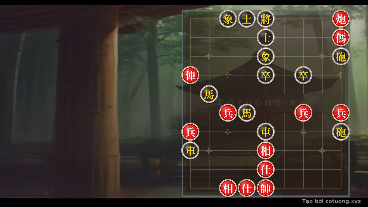 Thế cờ: Classic Checkmate: When the Red Rook-Cannon-Horse Shatters the Black Defense - The Secret to Defeating Two Rooks and Two Cannons — Cờ Tướng Online