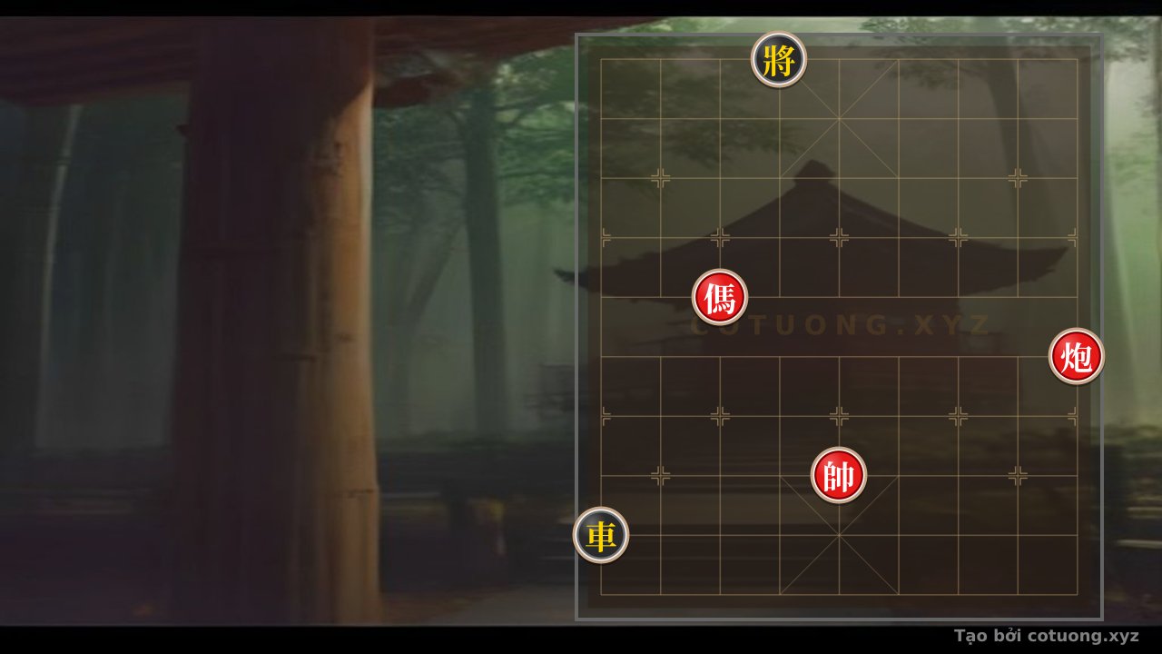 Thế cờ: Red Cannon 'Trapping' - A New Xiangqi Opening, Defeating the Black Chariot in 3 Moves — Cờ Tướng Online