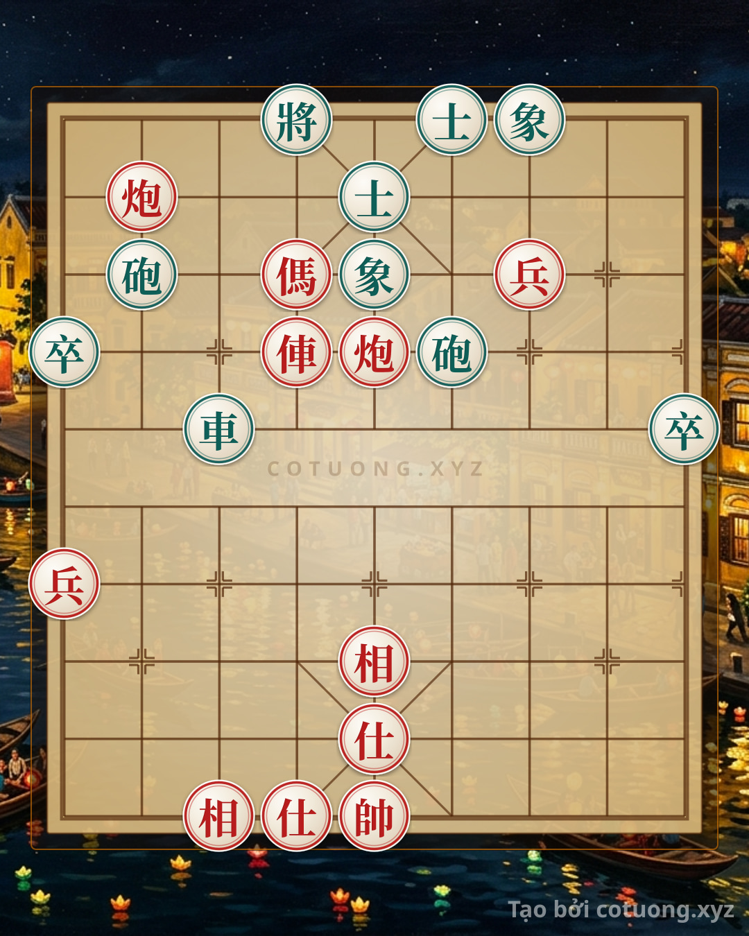 Challenge: The Hidden Master of Xiangqi: The Secret Tactics of the Rook 2Cannons, Horse 2Pawns, Advisor 2Bishops vs. Rook 2Cannons, Horse 2Pawns, Advisor 2Bishops - Can you solve it?