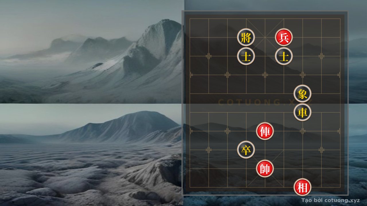 Thế cờ: Xiangqi Master's Secret: Red Rook and Cannon vs. Black Rook, Cannon, and Two Advisors - When Psychological Pressure Decides Everything — Cờ Tướng Online