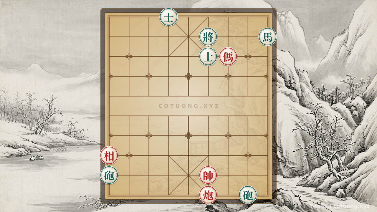 Thế cờ: Mastering the Battle: The Swift Attack of the Red Army in a High-Stakes Xiangqi — Cờ Tướng Online