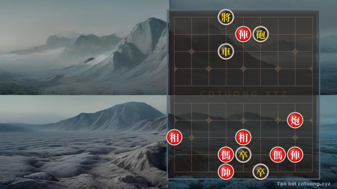 Thế cờ: Song Horse Interlocking Legs: Black's Defensive Tactics in Xiangqi — Cờ Tướng Online
