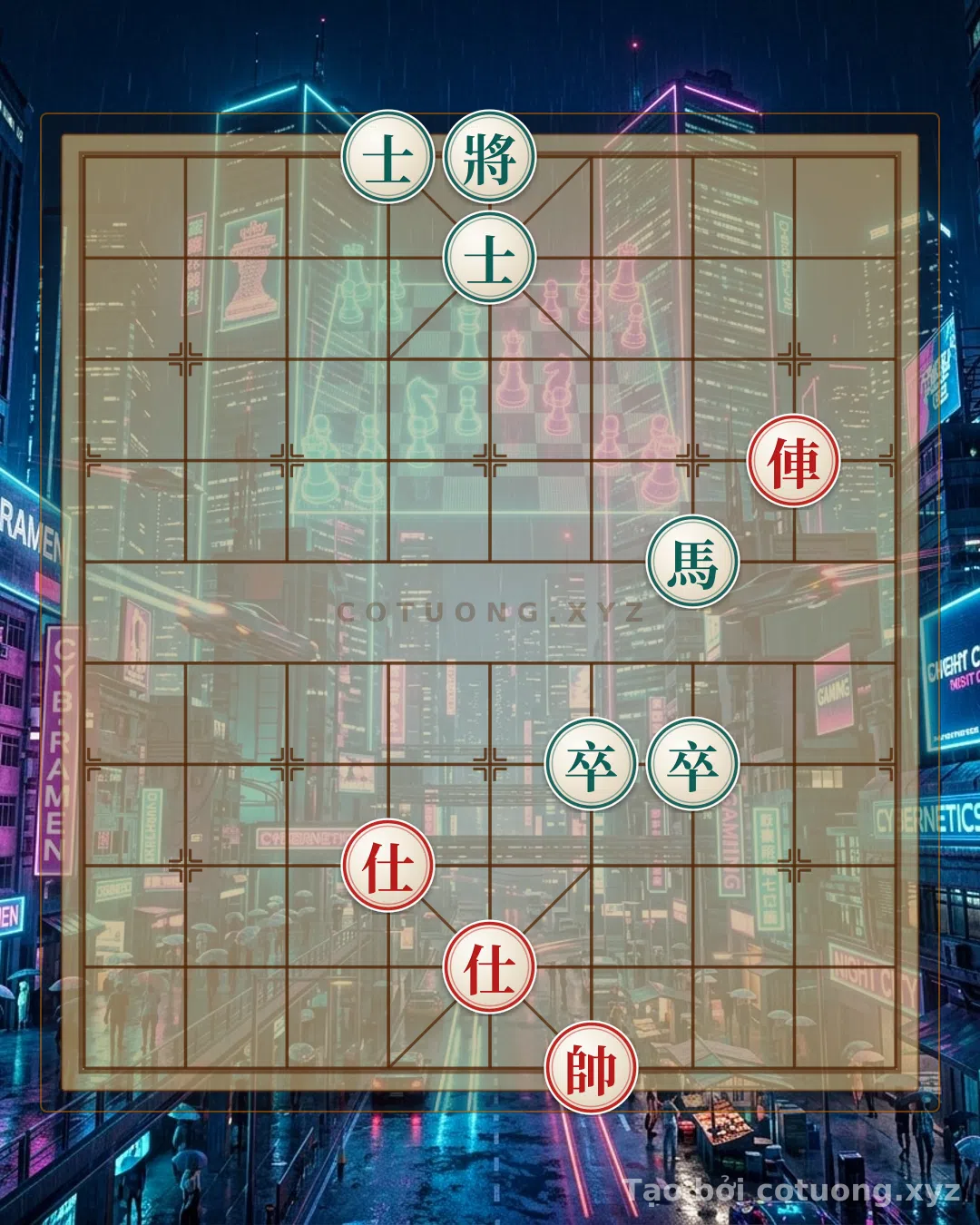 Thế cờ: The Deadly Traps in Xiangqi: Red's Dominance, Black's Peril! — Cờ Tướng Online