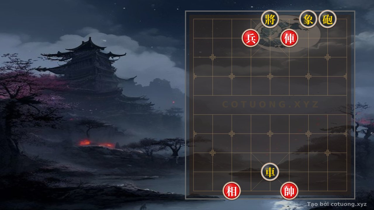 Thế cờ: Mastering Xiangqi: The Red Rook, Cannon, and Elephant Checkmate in One Move - The Strategic Masterpiece of Chess Tactics — Cờ Tướng Online