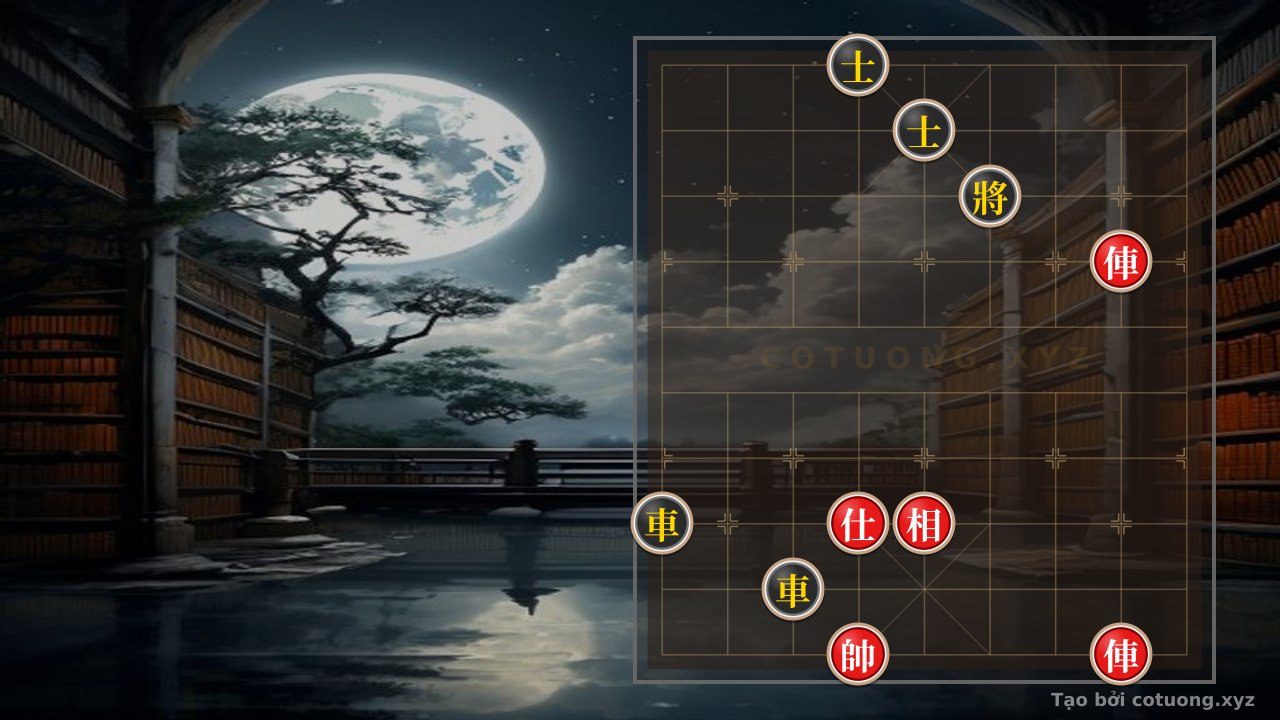 Thế cờ: The Rook's Gambit: Mastering the Double Rook and Double Advisor in Xiangqi - Win Like Cao Cao at Xicheng — Cờ Tướng Online