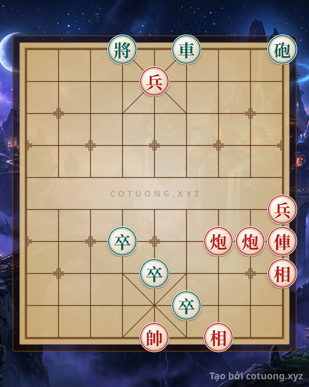 Challenge: Miraculous Counterattack Defense: How Red Defends Against Black's Elephant Cannon in the 'Rook Checkmate' Formation - Can you solve it?