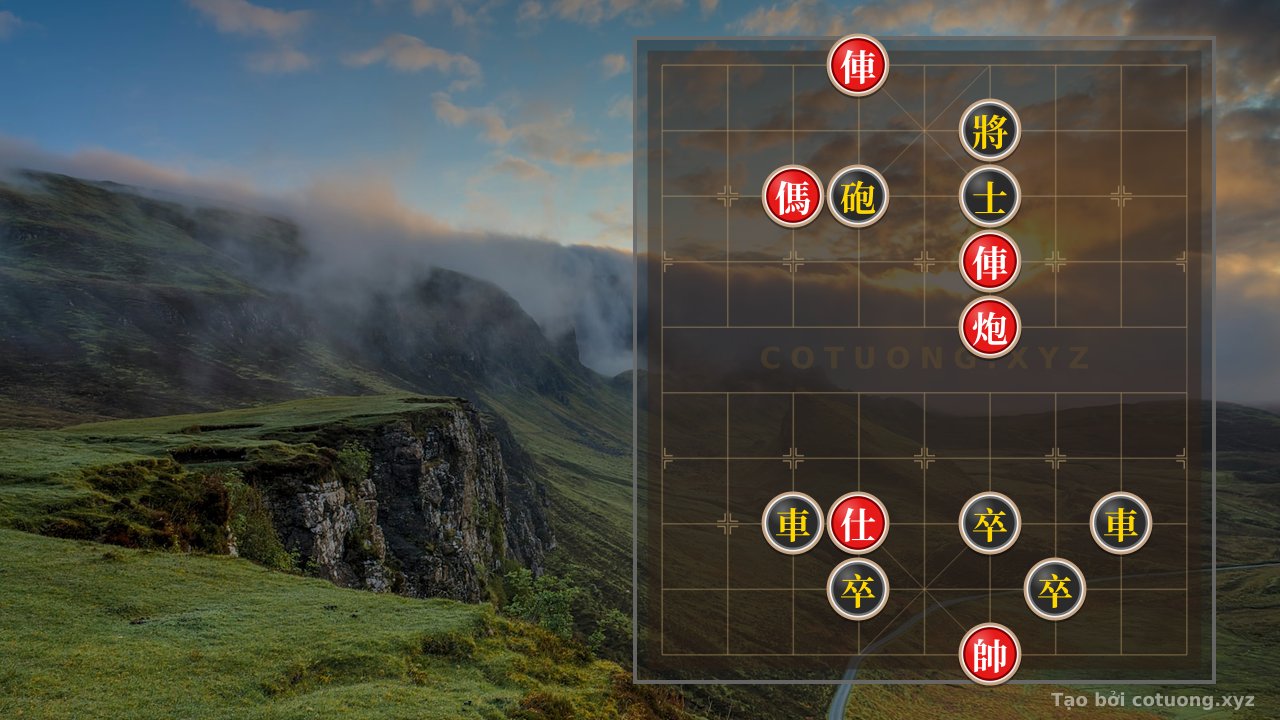 Thế cờ: The 'Black Rook on File 3' Trap - Red's Strategy When Playing Against the Black General — Cờ Tướng Online