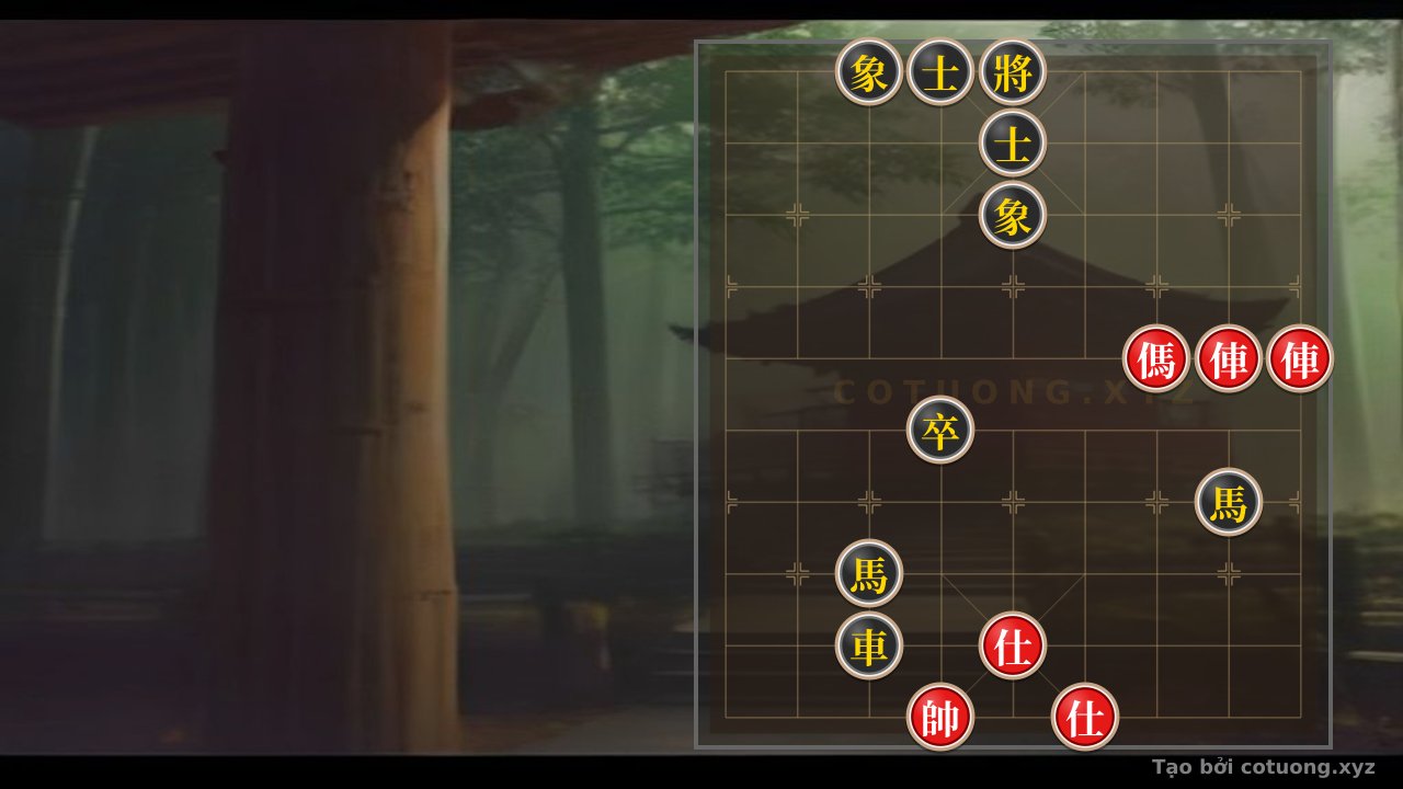 Thế cờ: Red General Chess: Defensive Counterattack Strategy from the 'Red Horse Rush' Formation — Cờ Tướng Online