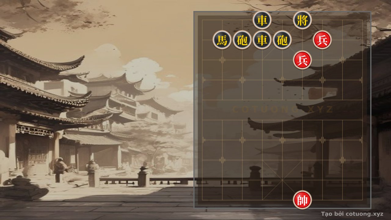 Thế cờ: Xiangqi: Red Strategy Breaks Five Black Chariots - Patience and Courage — Cờ Tướng Online