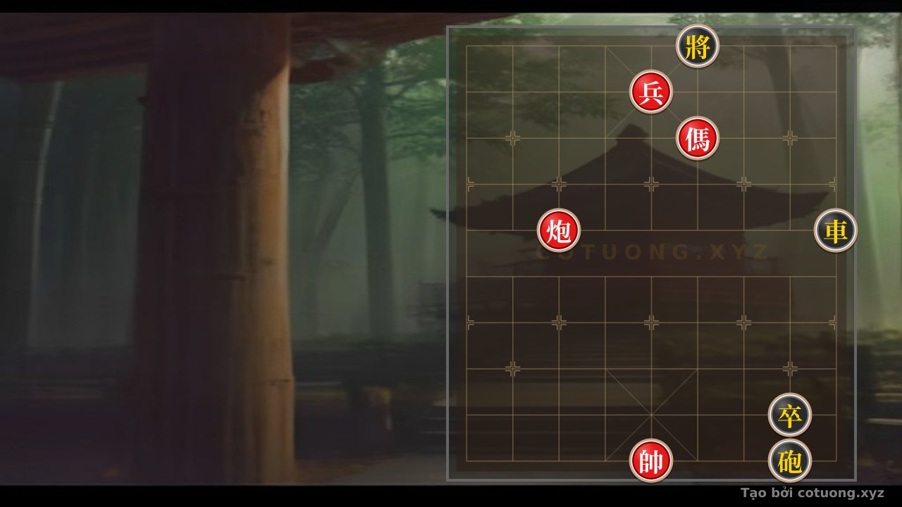 Thế cờ: The 'Cannon Attacking the General' Strategy in Xiangqi - Victory Secrets for the Red Army — Cờ Tướng Online
