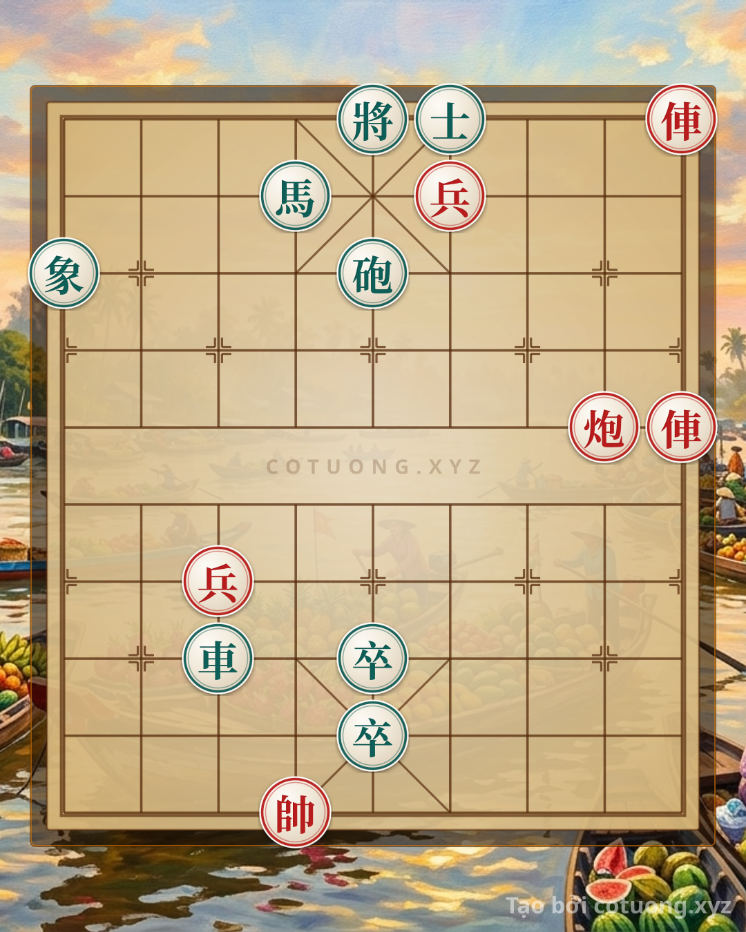 Challenge: Red Cannon Breaks the Circle, Black Chariot Advances Straight: A Level 1 Xiangqi Master Battle - The Board Shakes - Can you solve it?