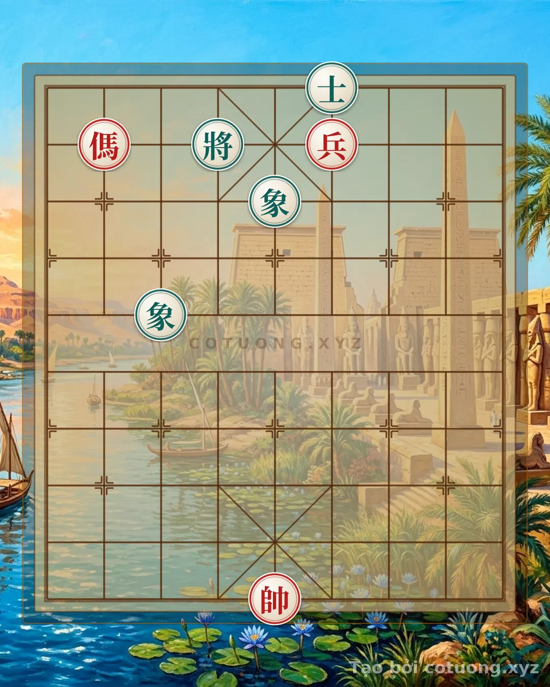 Thế cờ: The Art of Defense in Xiangqi: The Harmony Between the Red and Black Armies — Cờ Tướng Online