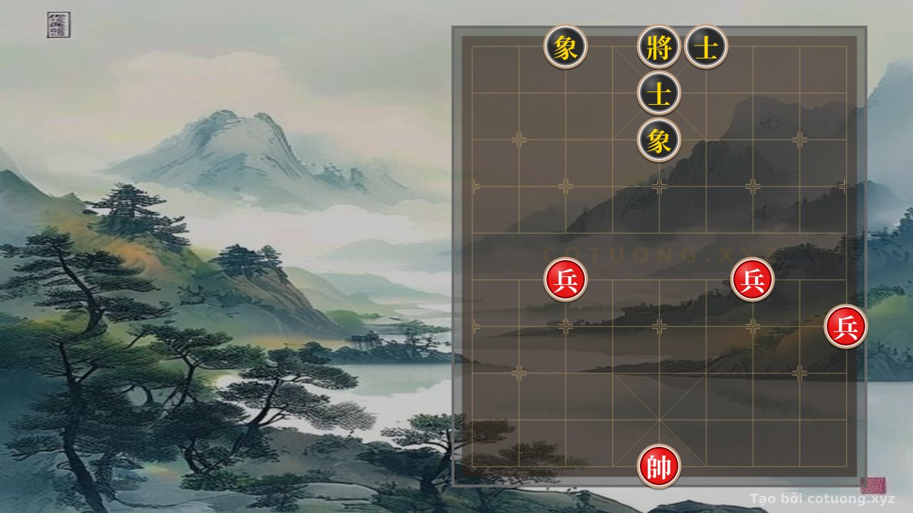 Thế cờ: 3 Red Pawns Flip the Legendary Bet: The 'Online Xiangqi' God Move Defeats 2 Guards and 2 Elephants — Cờ Tướng Online