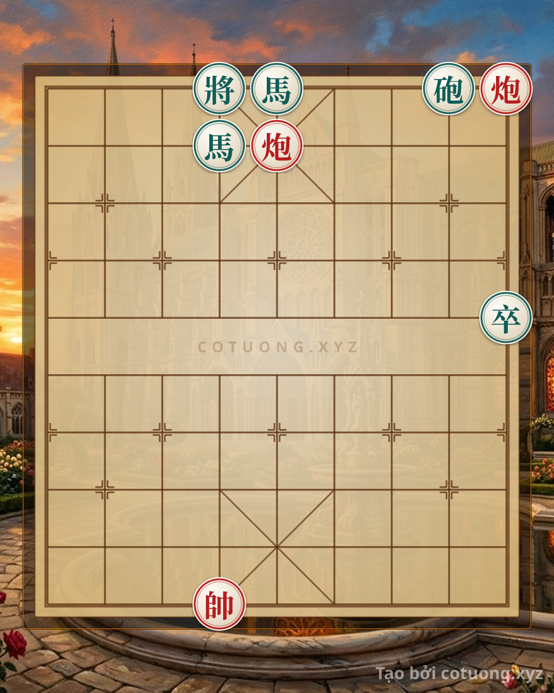 Challenge: The 'Red Cannon Explosion' Strategy - Defeating the Black Double Horse in 7 Moves - Can you solve it?