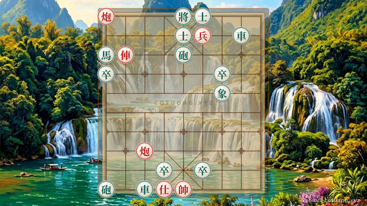 Thế cờ: Xiangqi Strategy: Defeating Black in 10 Moves - The Red Cannon's Xich Bi Trick — Cờ Tướng Online