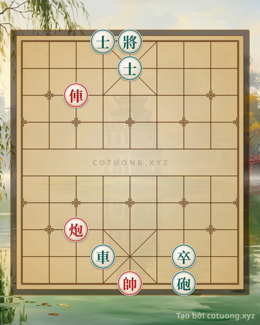 Challenge: Xiangqi: Red Cannon Explosion – Tactical Strike Against Black Chariot and Hidden Black Cannon - Can you solve it?