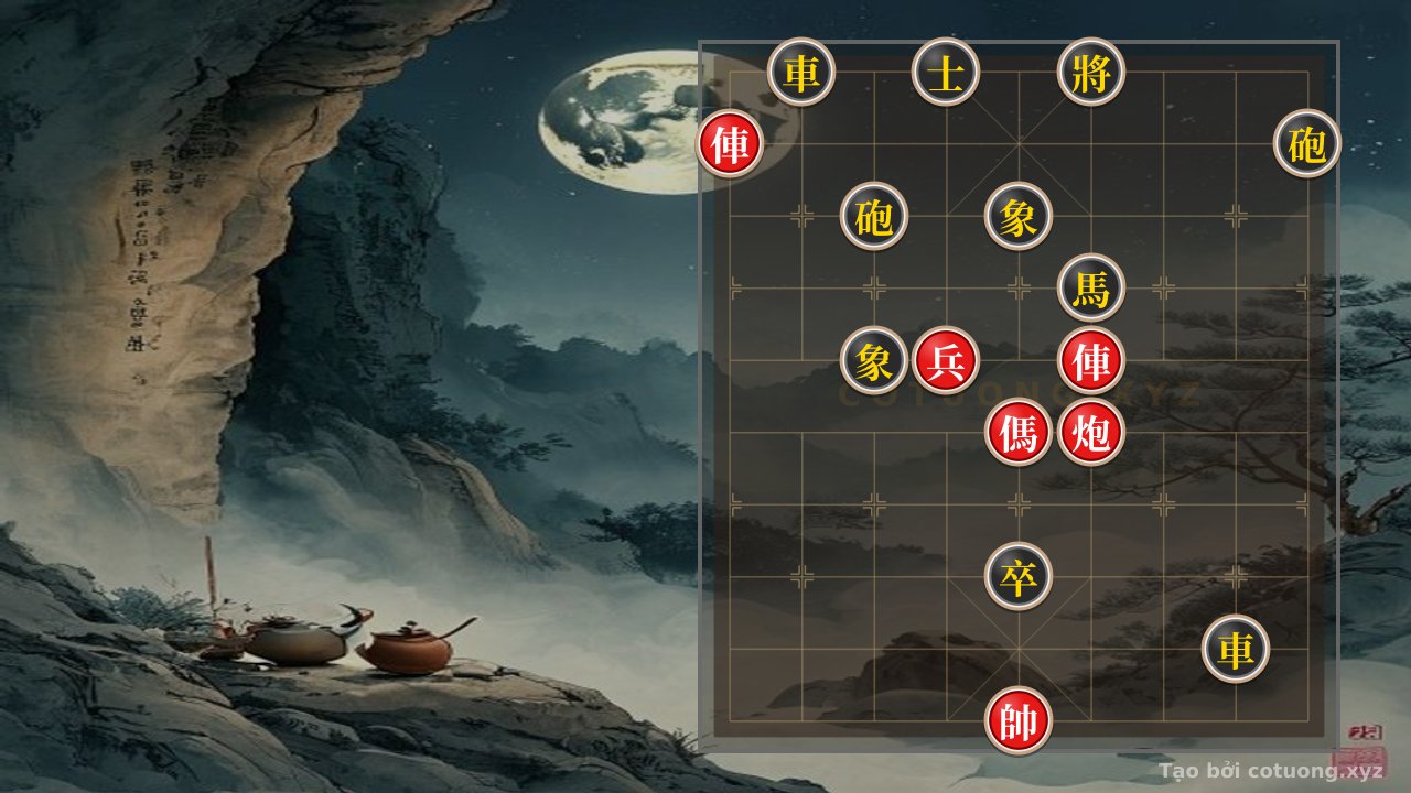Thế cờ: Red General's Checkmate: Black Chariot's Trap, Red Cannon's Attack - Core Strategy — Cờ Tướng Online