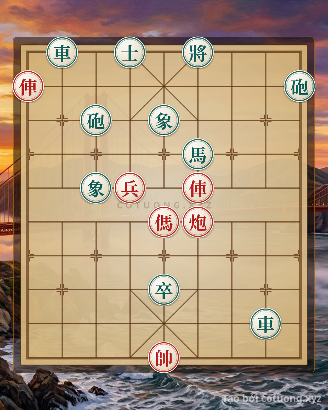Challenge: Red General's Checkmate: Black Chariot's Trap, Red Cannon's Attack - Core Strategy - Can you solve it?