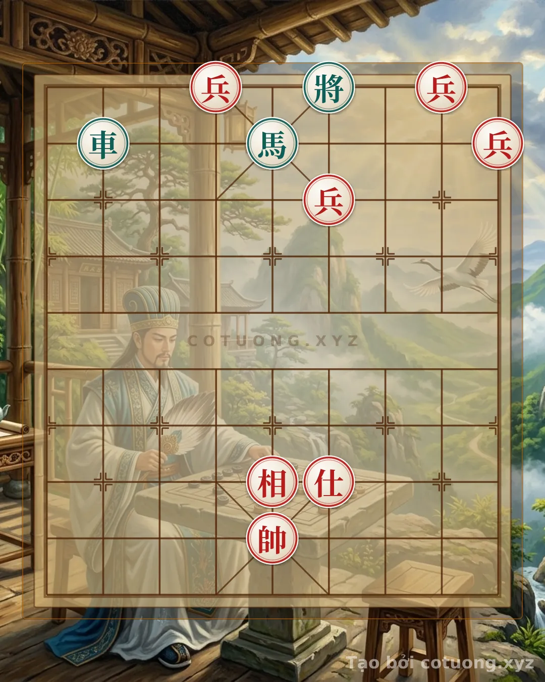 Thử Thách: Chiến Thư Đỏ: Xe Đen Lộ 2 Hàng 9 - Bẫy Chết Của Một Nước Đi - Bạn có thể giải được?