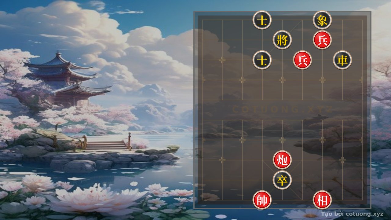 Thế cờ: The Subtle Trap: Black Rook on 8th File and Red Cannon on 5th Rank - Xiangqi Tactical Mastery — Cờ Tướng Online
