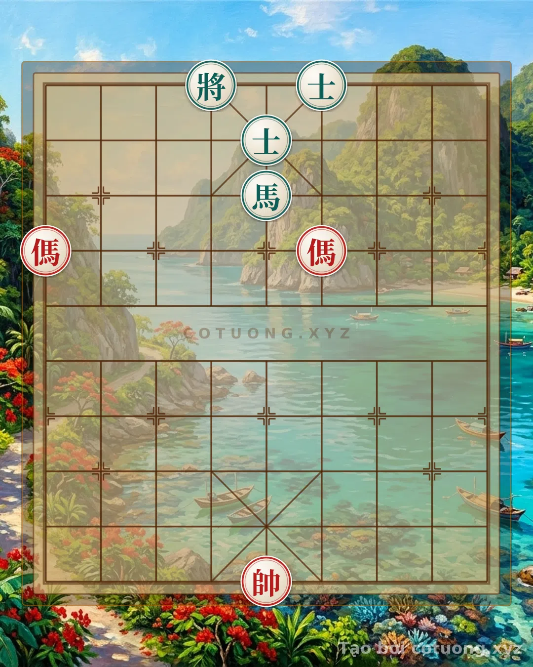 Thế cờ: Vietnamese Xiangqi: Master the Red Double Horses Strategy — Cờ Tướng Online