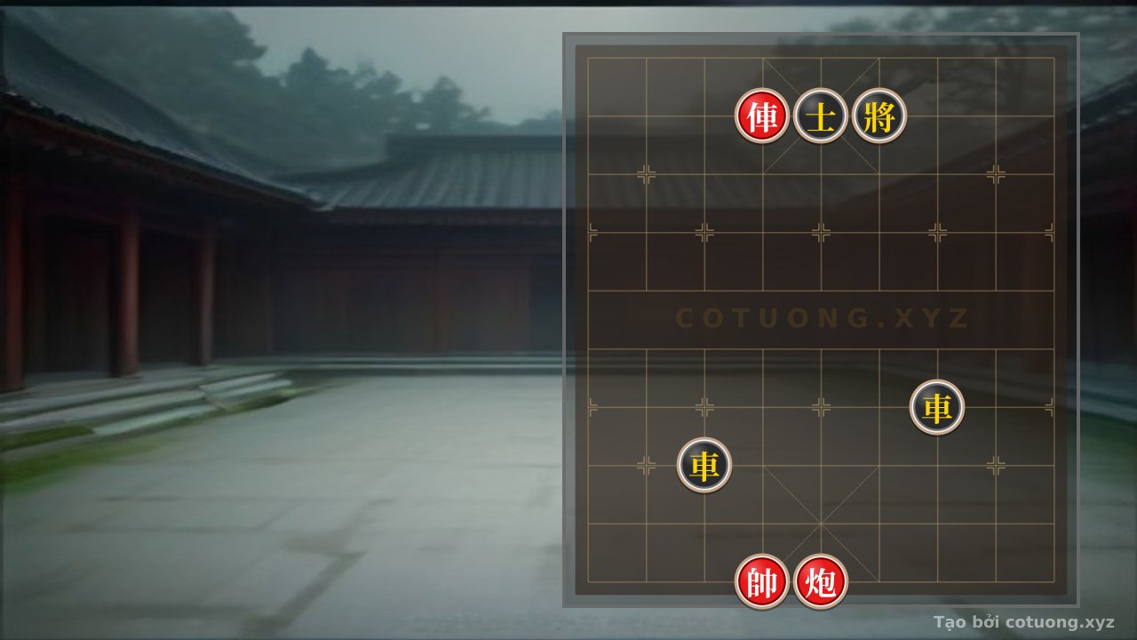 Thế cờ: Subtle Trap: Red Chariot at 6-9 Lures Black Advisor at 5-9 - Black's Defensive Strategy — Cờ Tướng Online