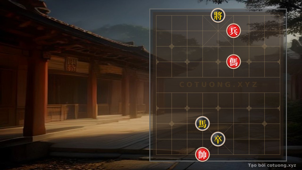 Thế cờ: Double Horse Trap: Black's Defense Against Red's Net Formation — Cờ Tướng Online