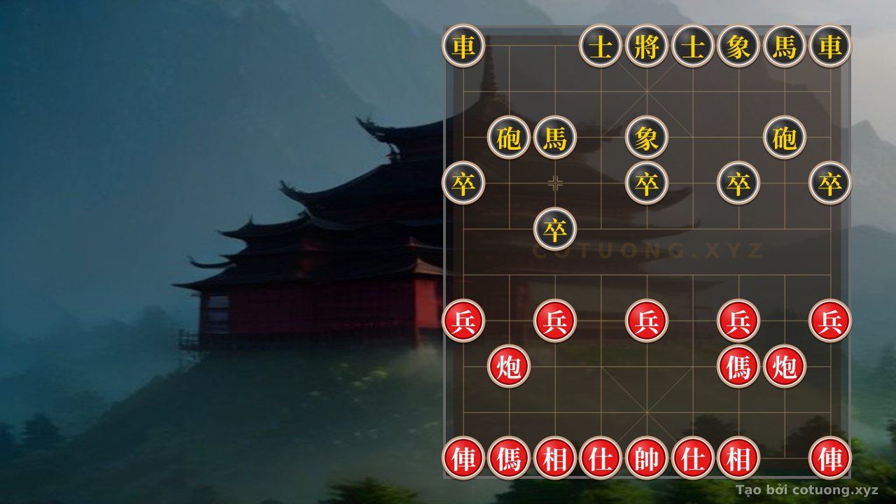 Thế cờ: Decoding the Double Rook Double Cannon Classic: When Red Counters with a Masterful Pinning Strategy — Cờ Tướng Online