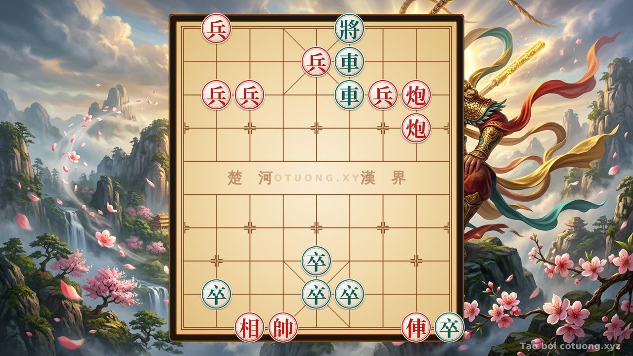 Thế cờ: Red General Chess: Strategy to Break the Black Camp - Decoding the Checkmate — Cờ Tướng Online