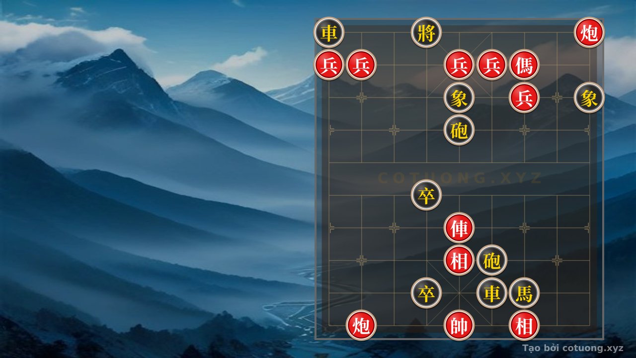Thế cờ: Red General Opening: Rook Directly Piercing File 4 - Tactical Tips to Defeat Black — Cờ Tướng Online