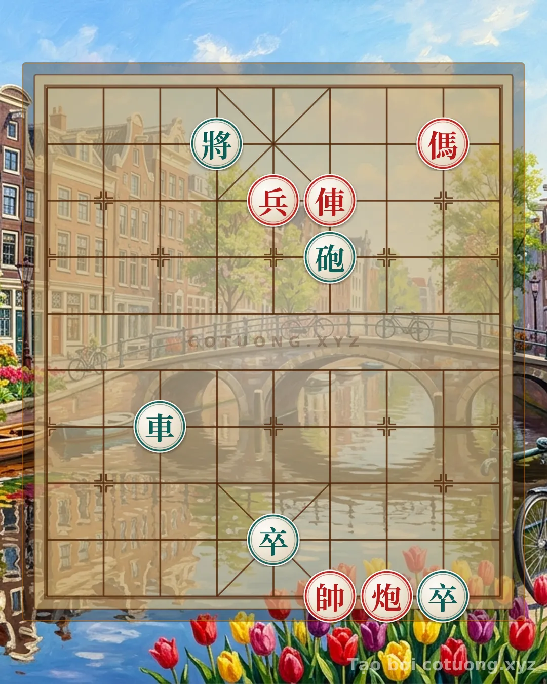 Challenge: Red General's Crushing Victory: The Dazzling Sacrifice Strategy - Can you solve it?