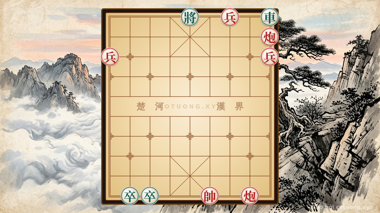 Thế cờ: Xiangqi: The Battle of Minds - The 'Black Rook and Red Cannon' Formation — Cờ Tướng Online