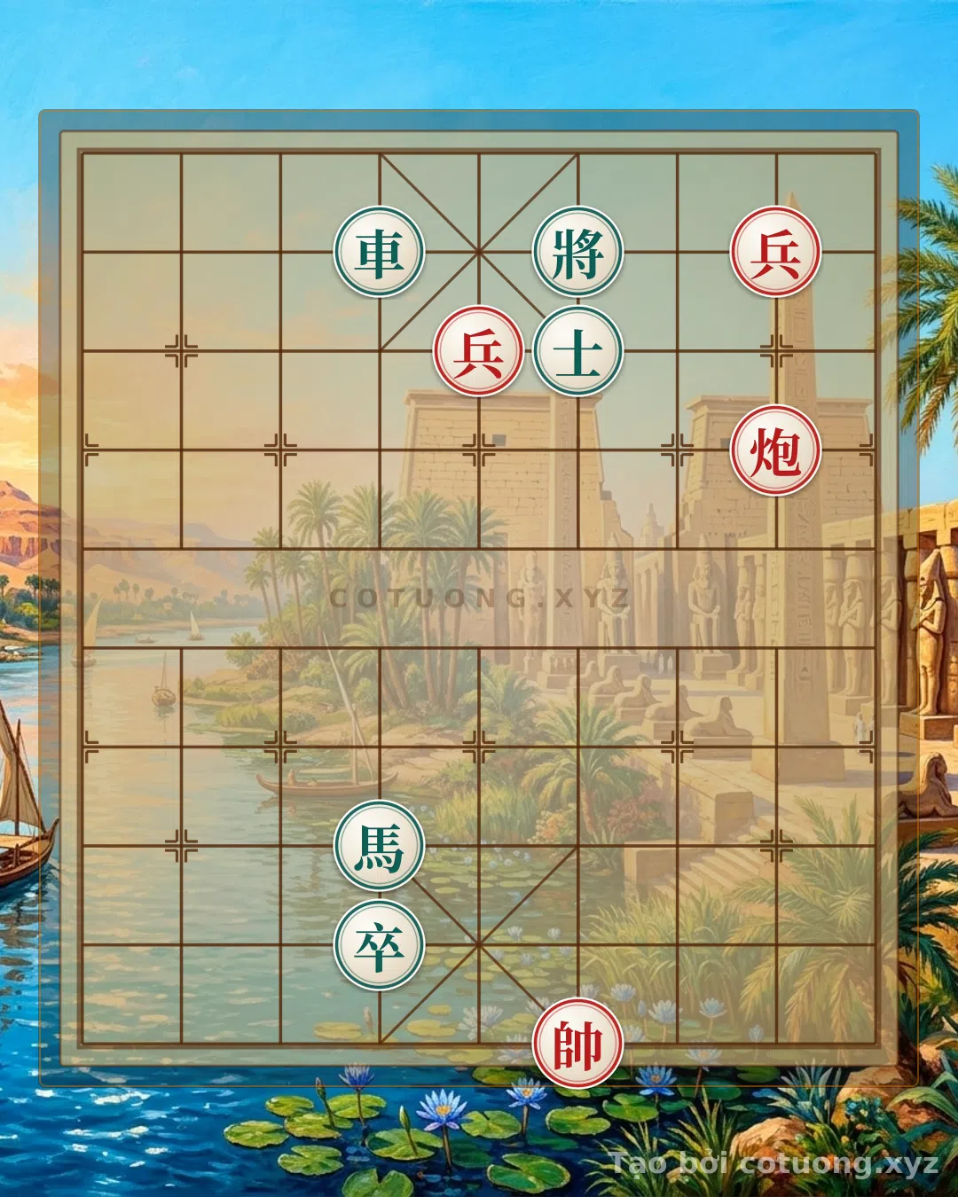 Thế cờ: Xiangqi: Lone Black Chariot, Red Cannon Under Siege - A Brilliant Chess Position for Beginners — Cờ Tướng Online
