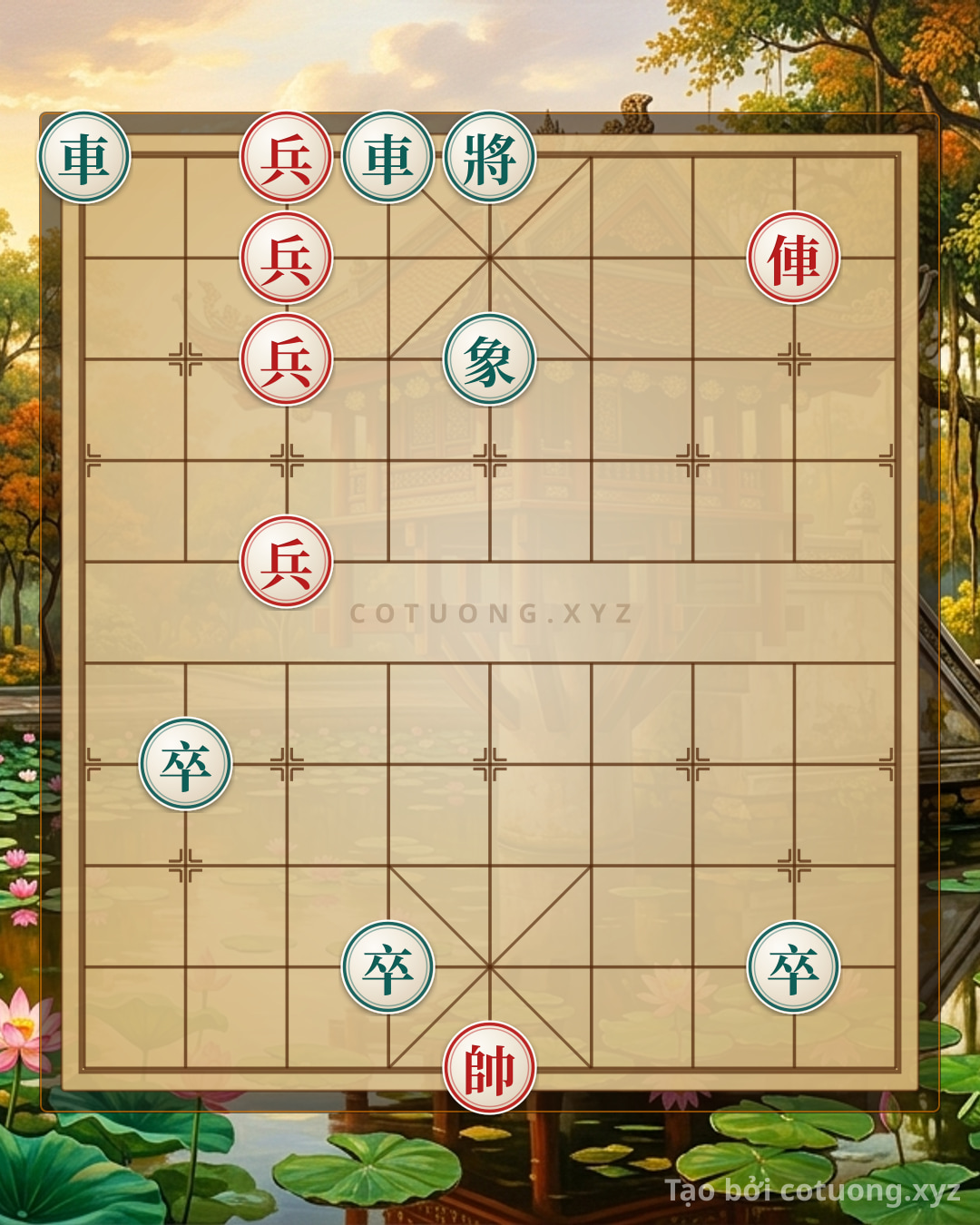 Challenge: Xiangqi: Red's Checkmate Strategy - Black Rook File 1 Retreats to File 2 - Can you solve it?