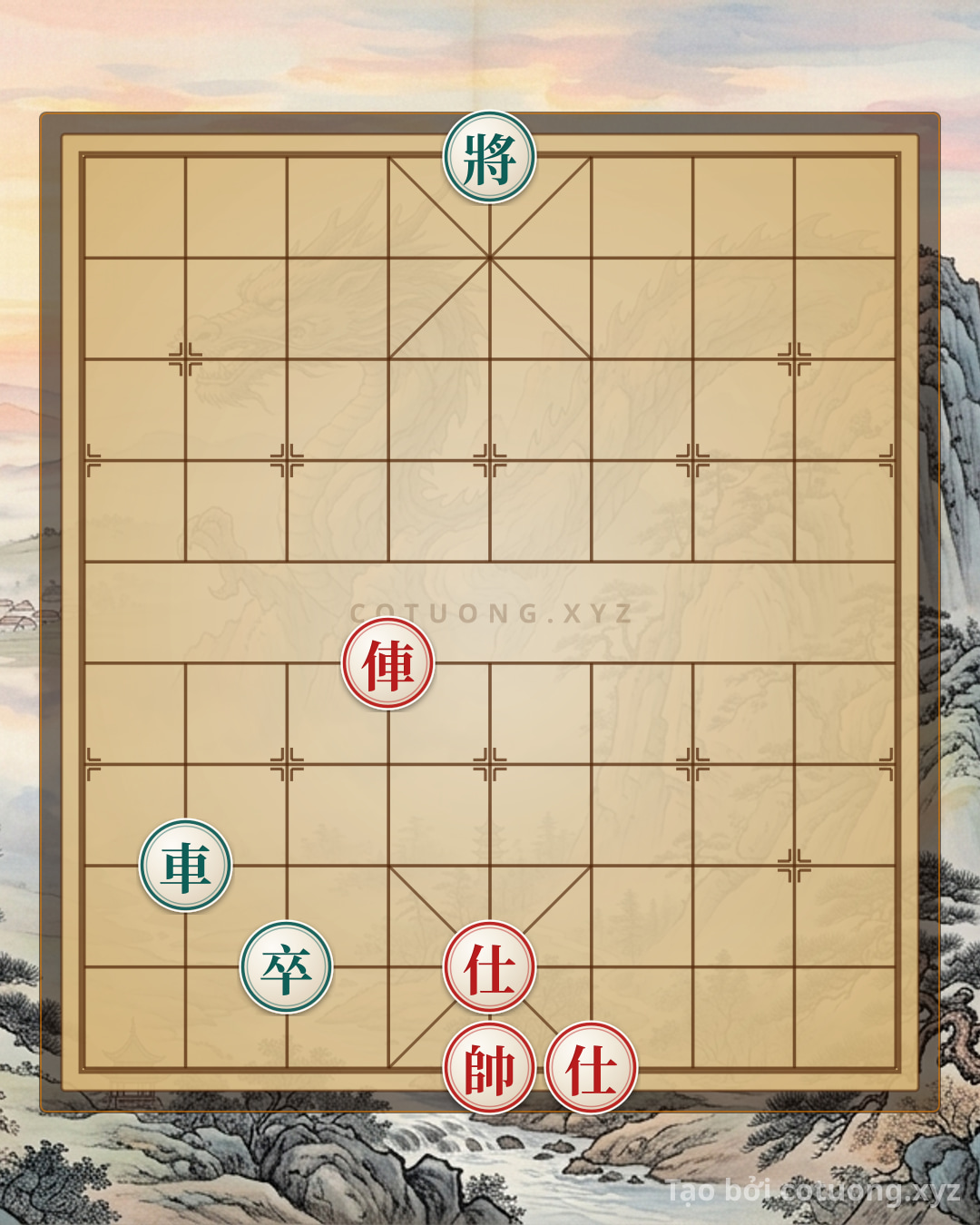 Challenge: Xiangqi: Master Tactics - Smashing the Black Chariot with a Counterattack from Lane 6 - Can you solve it?