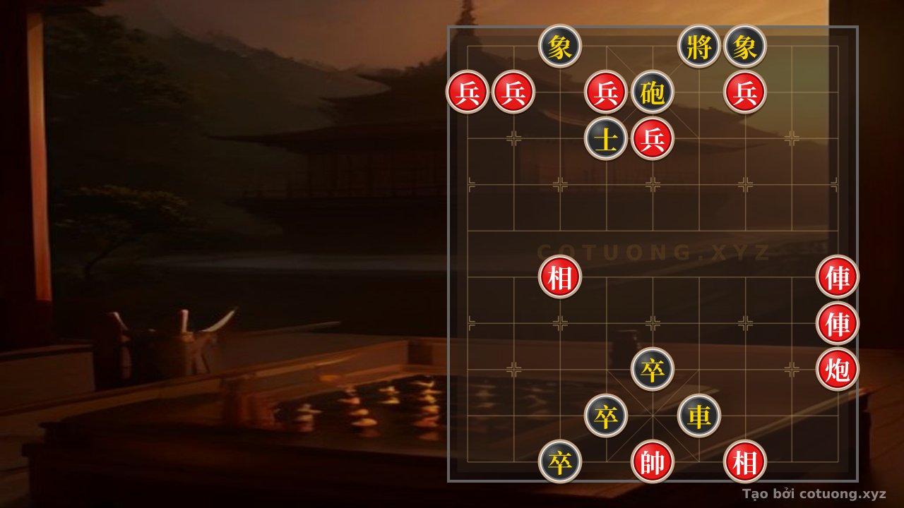 Thế cờ: Mastering the Endgame: Red Rook on File 1 and Red Cannon on File 1 in the Double Horse Exchange — Cờ Tướng Online
