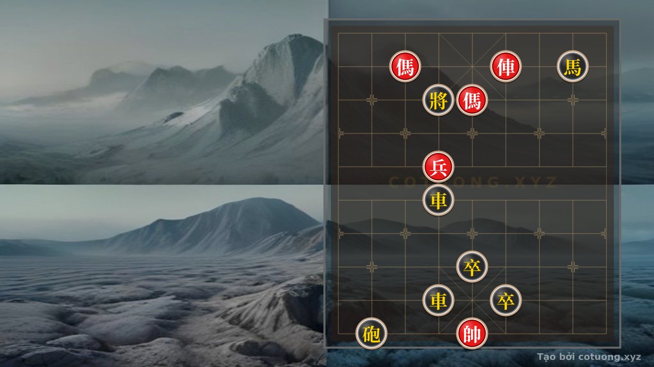 Thế cờ: The Secret to Solving the 'Red Horse Chaos' Position - Black's Lightning Counterattack — Cờ Tướng Online