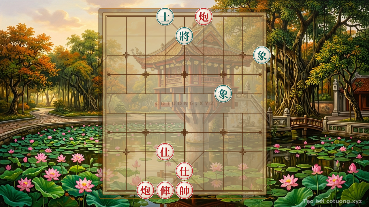 Thế cờ: Xiangqi: Defensive Counterattack Tactics When Trapped — Cờ Tướng Online