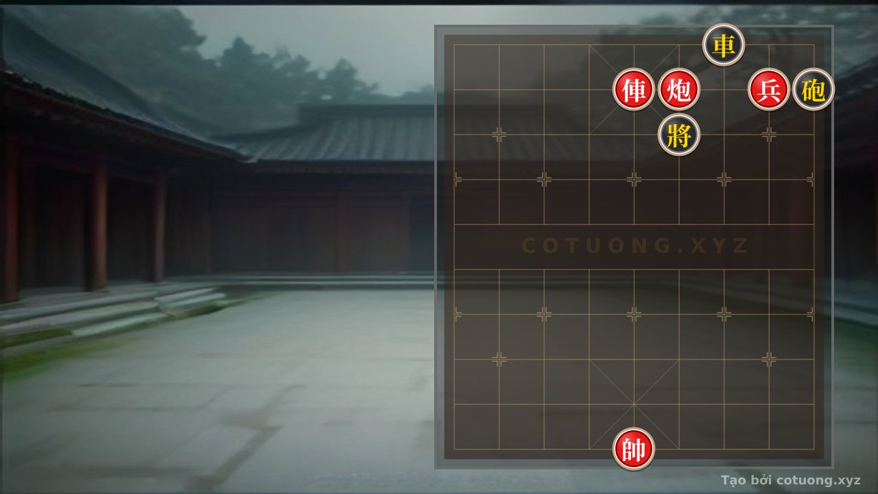 Thế cờ: Red Chariot on File 5 - Black Cannon on File 9: Brutal Tactics in Xiangqi — Cờ Tướng Online