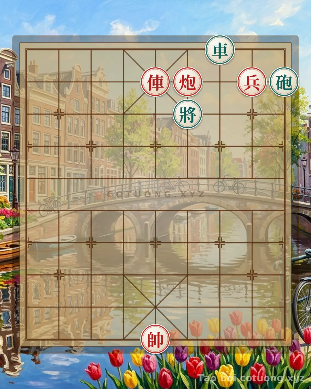 Challenge: Red Chariot on File 5 - Black Cannon on File 9: Brutal Tactics in Xiangqi - Can you solve it?