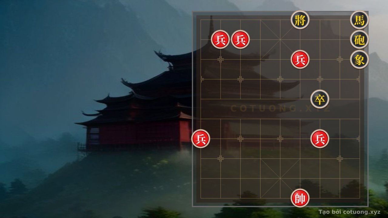 Thế cờ: Red General's Grand Strategy: Masterful Defense and Counterattack — Cờ Tướng Online