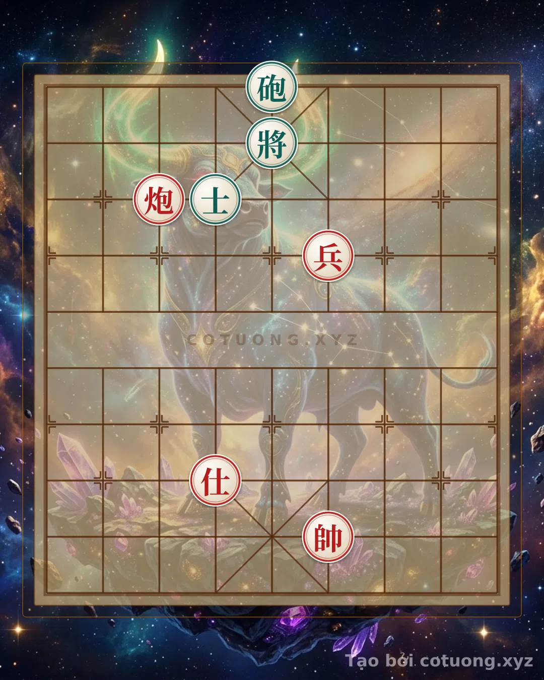 Thế cờ: Red Cannon Sorrow: Decoding the Peak Online Xiangqi Battle — Cờ Tướng Online