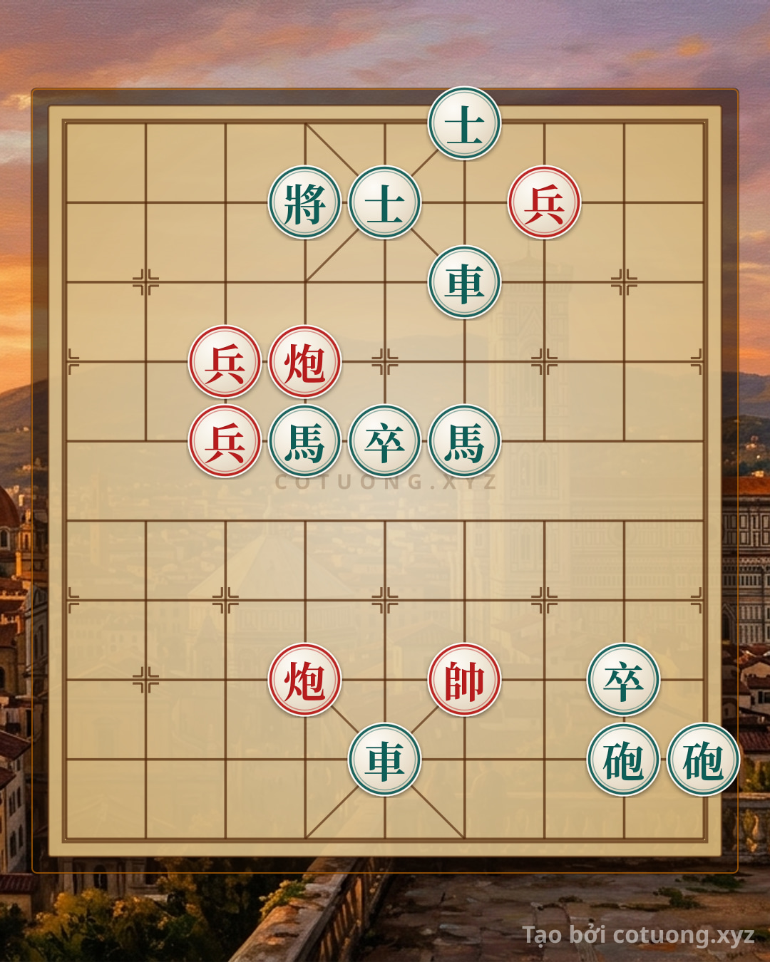 Challenge: Xiangqi Position Analysis: Red's Creative, Black's Defensive - Can you solve it?